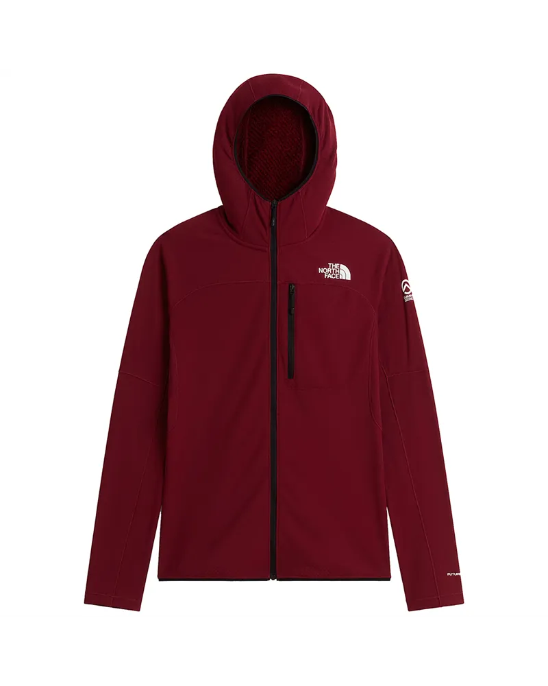 The North Face Summit FutureFleece Giacca Midlayer con Cappuccio Donna Full Zip, Burgundy Crush