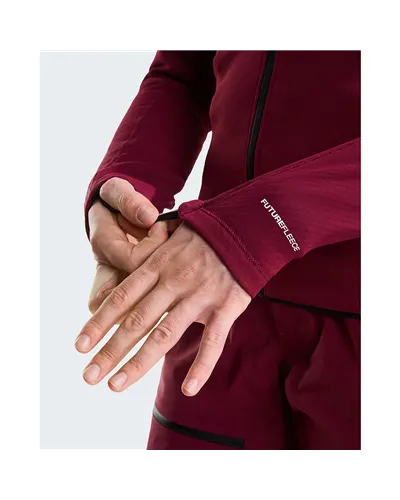 The North Face Summit FutureFleece Giacca Midlayer con Cappuccio Donna Full Zip, Burgundy Crush
