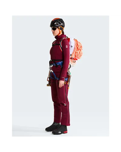 The North Face Summit FutureFleece Women's Full Zip Hooded Midlayer Jacket, Burgundy Crush