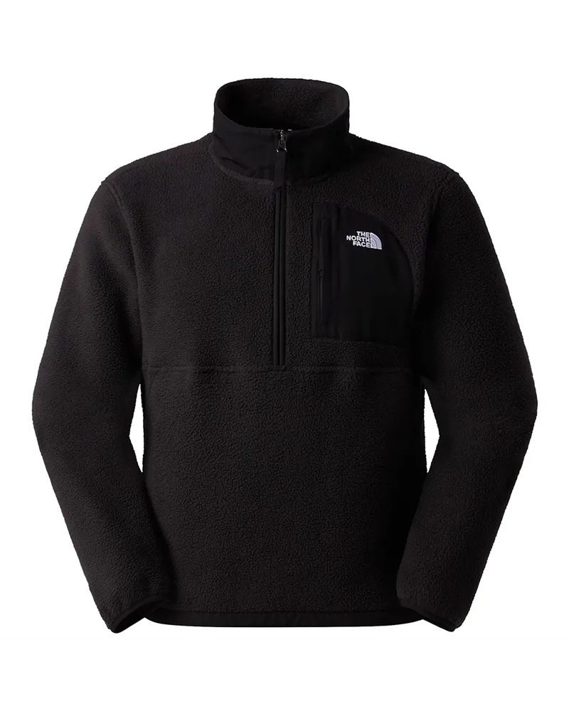 The North Face Yumiori Off-Peak Pile Uomo 1/2 Zip, TNF Black