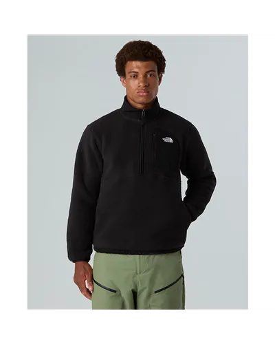 The North Face Yumiori Off-Peak Pile Uomo 1/2 Zip, TNF Black