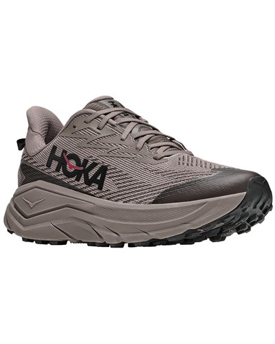 Hoka Challenger 8 GTX Gore-Tex Men's Trail Running Shoes, Pebble Grey/Boulder Grey