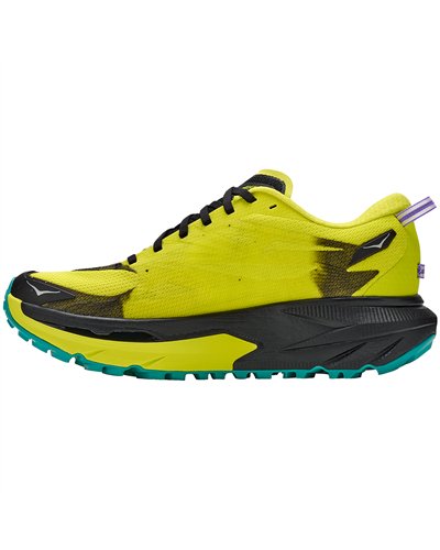 Hoka Mafate 5 Scarpe Trail Running Uomo, Black/Hoka Citrus