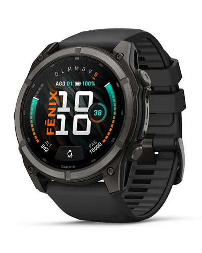 Garmin Fenix 9 AMOLED Cassa 51mm Orologio GPS Cardio Integrato, Titanio DLC Carbon Gray/Black