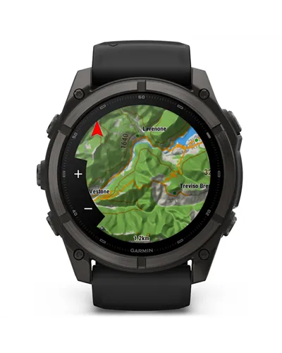 Garmin Fenix 9 AMOLED Cassa 51mm Orologio GPS Cardio Integrato, Titanio DLC Carbon Gray/Black