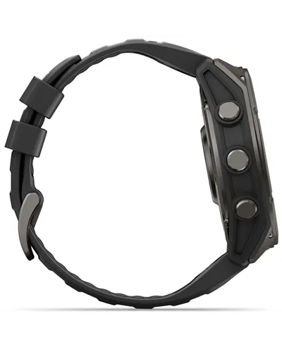 Garmin Fenix 9 AMOLED Cassa 51mm Orologio GPS Cardio Integrato, Titanio DLC Carbon Gray/Black