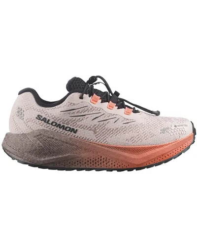 Salomon Aero Blaze 4 GRVL GTX Gore-Tex Women's Trail Running Shoes, Rainy Day/Black/Nectarine