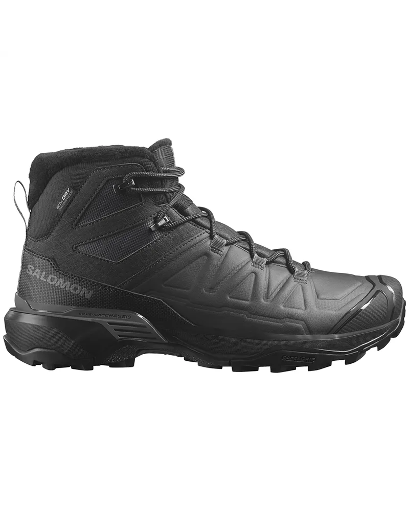 Salomon X Ultra 5 Snowpatrol WP Scarponi Trekking Impermeabili Uomo, Black/Phantom/Castlerock