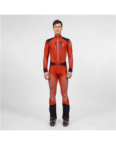 Karpos Race Suit Tuta da Gara Scialpinismo Uomo, Fire/Windw. Blue