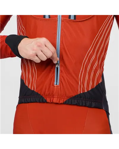 Karpos Race Suit Men's Ski Mountaineering Suit, Woodl. Fire/Windw. Blue
