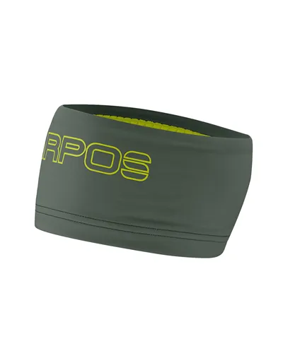 Karpos Alagna Headband, Castor/Dark Citron (One Size Fits All)