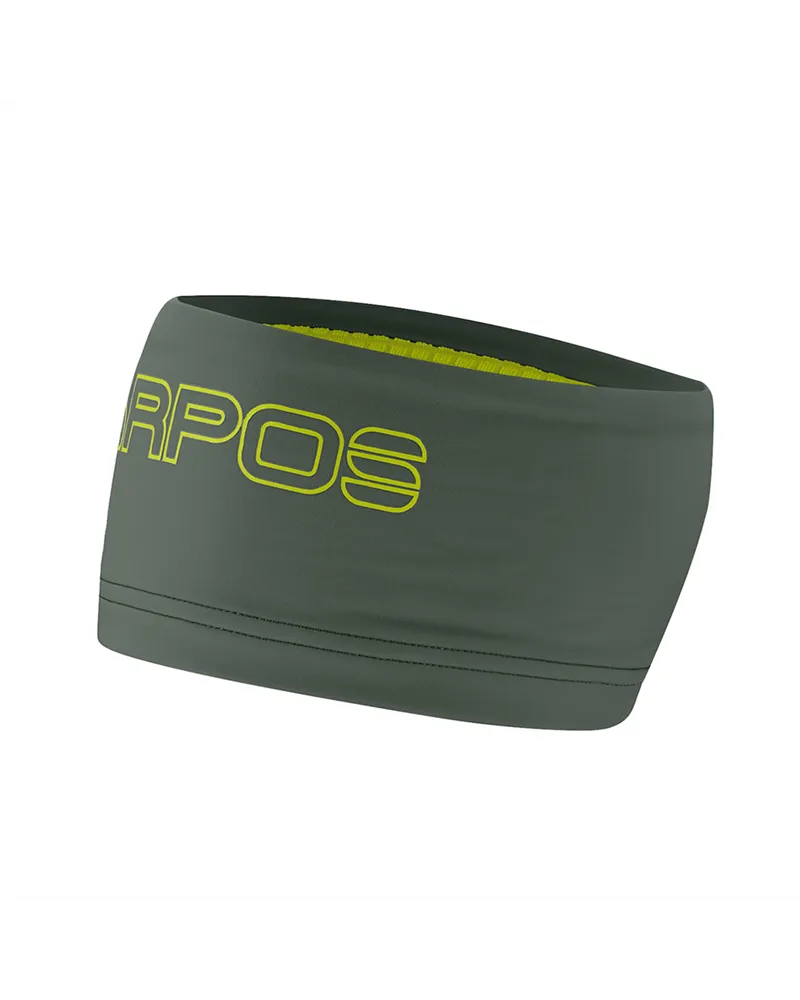 Karpos Alagna Headband, Castor/Dark Citron (One Size Fits All)