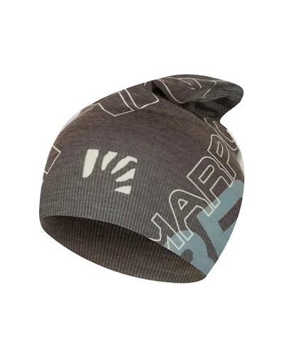 Karpos Coppolo Merino Wool-blend Reversible Cap, Black/Dark Grey (One Size Fits All)
