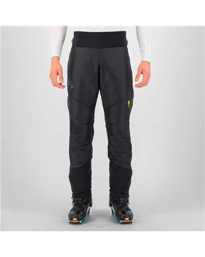 Karpos Lyskamm Evo Men's Ski Mountaineering Packable Pants, Black/Dark Grey