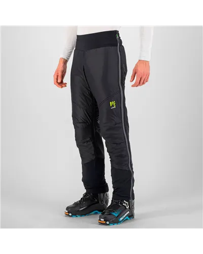 Karpos Lyskamm Evo Men's Ski Mountaineering Packable Pants, Black/Dark Grey