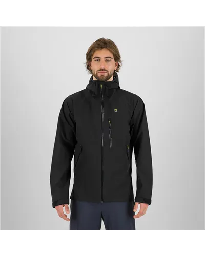 Karpos Pluvia Men's Hooded Jacket, Black