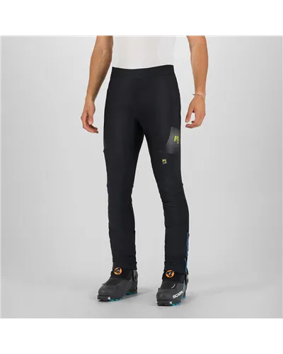 Karpos Alagna 2.0 Men's Ski Mountaineering Pants, Black/Castor/Dark Citron