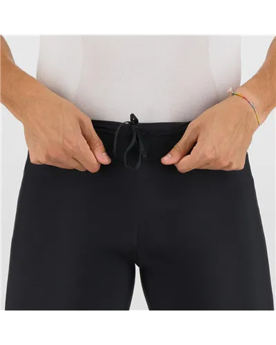 Karpos Alagna 2.0 Men's Trail Running Winter Tight, Black/Castor/Dark Citron
