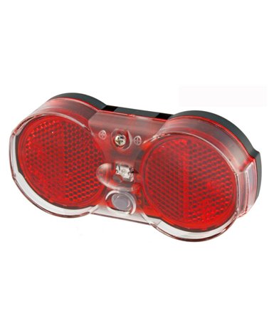 BTA Rear Light With Battery, For City-Trekking Bike. With 1 Red Led..