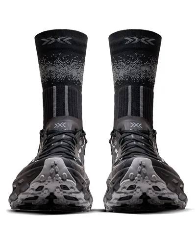 X-Bionic TerraSkin X03 GTX Gore-Tex Scarpe Trail Running Unisex, X Black/Rhino Grey
