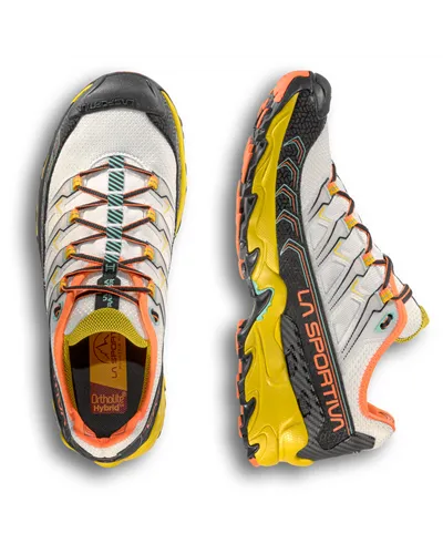 La Sportiva Ultra Raptor II Men's Trail Running Shoes, Chalk/Black