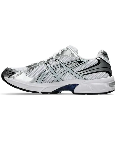 Asics Gel-130 Scarpe Unisex, White/Storm Cloud