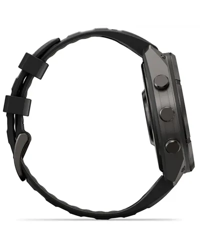 Garmin Fenix 9 Pro AMOLED inReach Cassa 47mm Orologio GPS Cardio Integrato, Titanio DLC Carbon Gray/Black/Pebble Grey