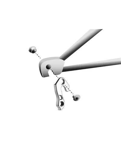 Union Forcellino Cambio GH-258 Compatibile con Stevens/Corratec