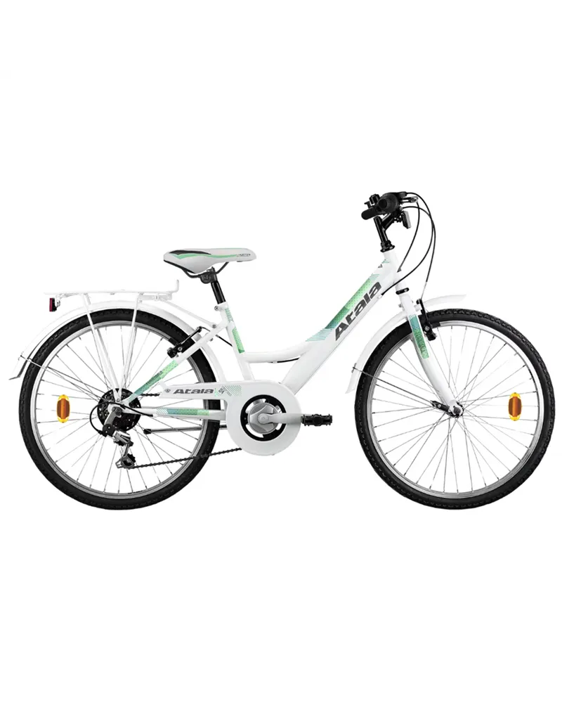 Atala Toscana 24" Shimano Tourney 6sp, White/Light Green