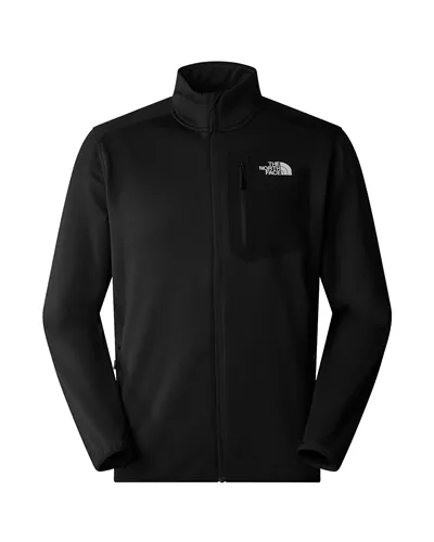 The North Face Crest Men’s Fleece Full Zip, TNF Black