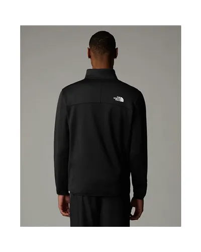 The North Face Crest Men’s Fleece Full Zip, TNF Black