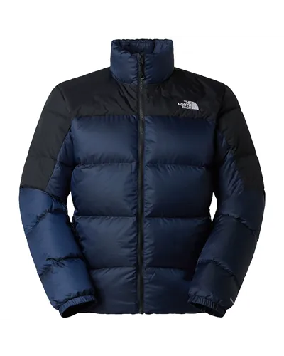 The North Face Diablo 2.0 WindWall Men's Down Jacket, Estate Blue Black Heather/TNF Black (Recycled Down)