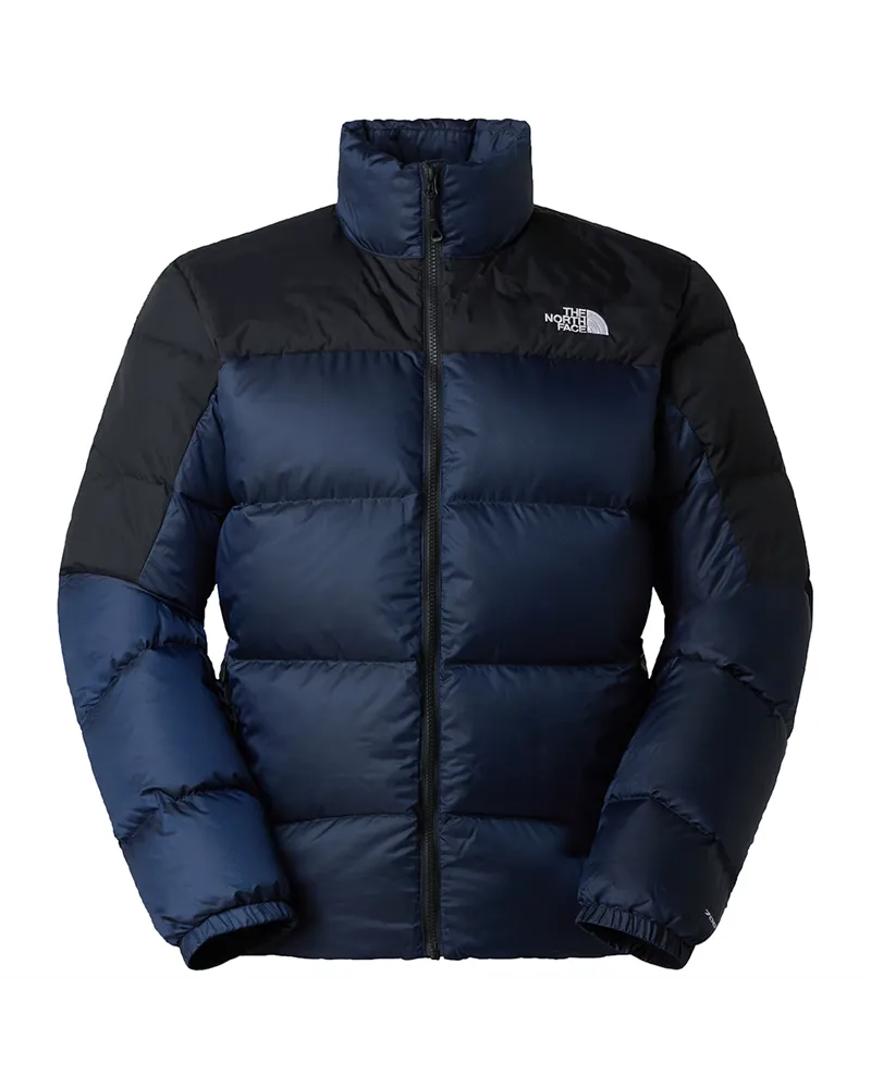 The North Face Diablo 2.0 WindWall Men's Down Jacket, Estate Blue Black Heather/TNF Black (Recycled Down)