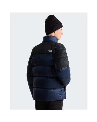 The North Face Diablo 2.0 WindWall Giacca Piumino Uomo, Estate Blue Black Heather/TNF Black (Piuma Riciclata)