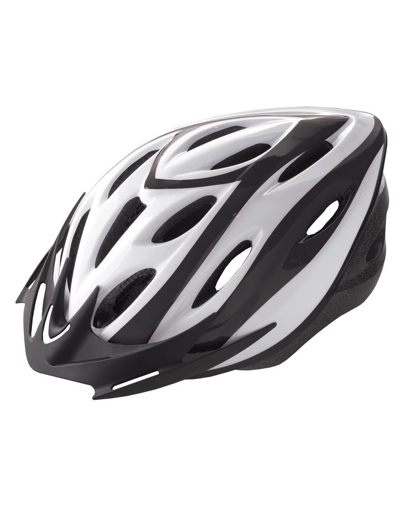 BTA Rider Helmet For Adult, Size M. White Withblack Graphic.