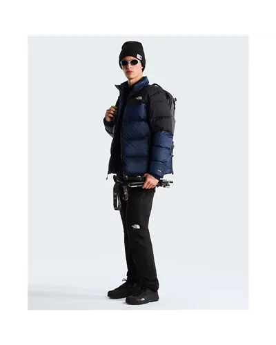 The North Face Diablo 2.0 WindWall Giacca Piumino Uomo, Estate Blue Black Heather/TNF Black (Piuma Riciclata)