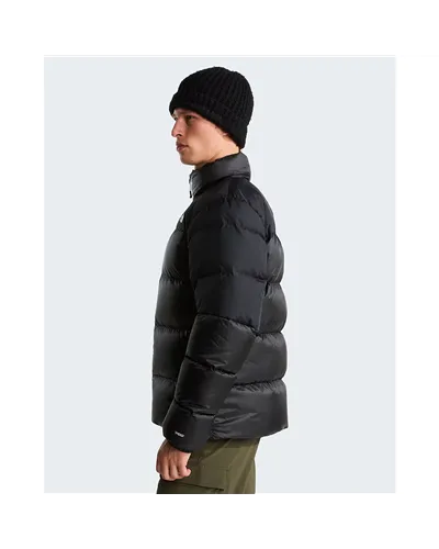 The North Face Diablo 2.0 WindWall Men's Down Jacket, TNF Black Heather/TNF Black (Recycled Down)