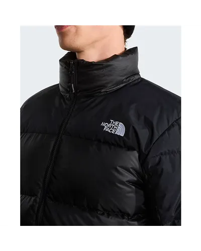 The North Face Diablo 2.0 WindWall Men's Down Jacket, TNF Black Heather/TNF Black (Recycled Down)