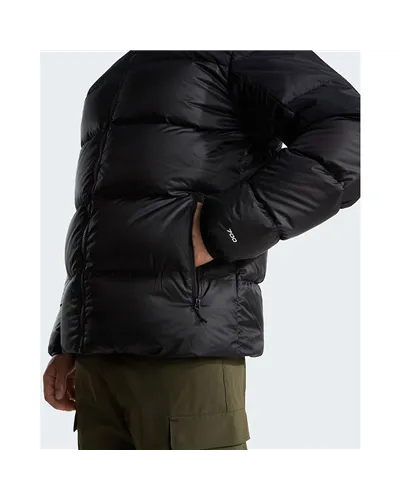 The North Face Diablo 2.0 WindWall Men's Down Jacket, TNF Black Heather/TNF Black (Recycled Down)
