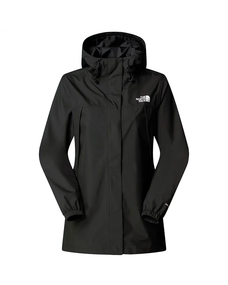 The North Face Antora Rain DryVent Giacca Parka Impermeabile/Antivento con Cappuccio Donna, TNF Black