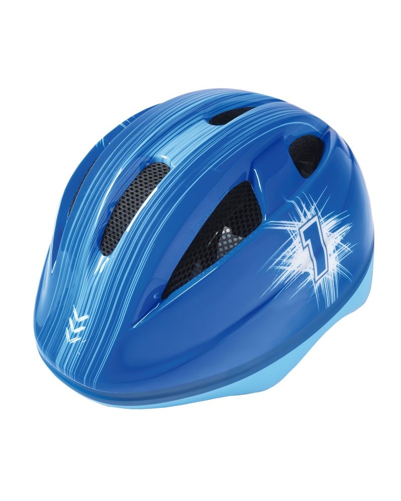 BTA Helmet For Kids, Size Xs. Number 1 Design, Blue.