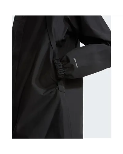 The North Face Antora Rain DryVent Women's Waterproof Hooded Parka Jacket, TNF Black