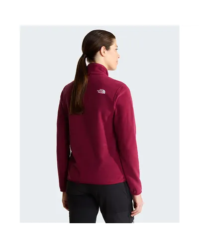 The North Face Glacier Women's Full-Zip Fleece, Burgundy Crush