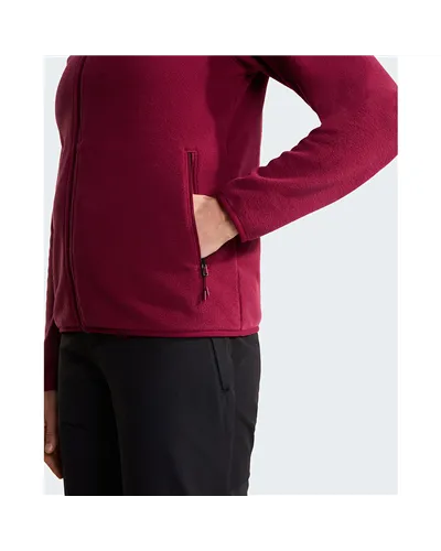 The North Face Glacier Women's Full-Zip Fleece, Burgundy Crush