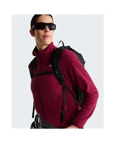 The North Face Glacier Women's Full-Zip Fleece, Burgundy Crush