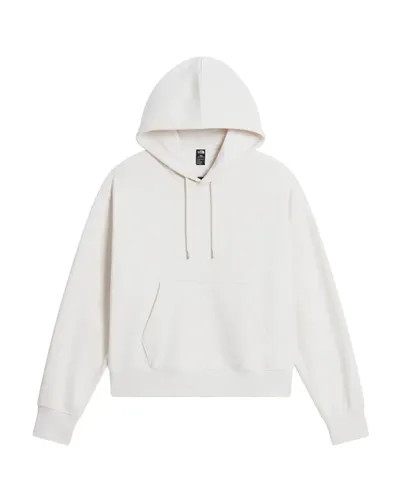 The North Face Essential Simple Dome Boxy Felpa Oversize con Cappuccio Donna, White Dune/White Dune