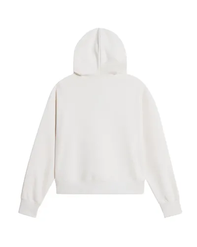 The North Face Essential Simple Dome Boxy Women's Oversize Hoodie, White Dune/White Dune