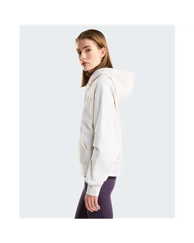 The North Face Essential Simple Dome Boxy Felpa Oversize con Cappuccio Donna, White Dune/White Dune