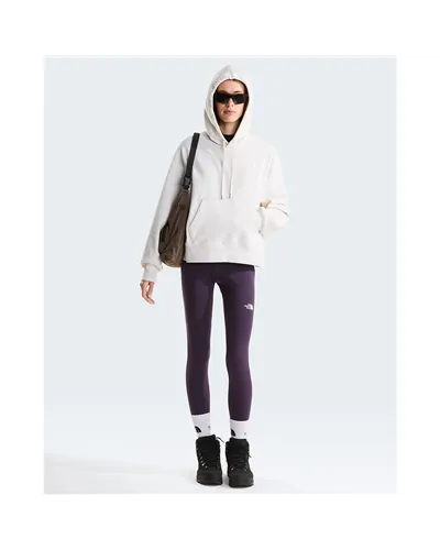 The North Face Essential Simple Dome Boxy Felpa Oversize con Cappuccio Donna, White Dune/White Dune
