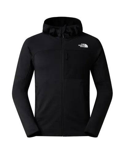 The North Face Stormgap Polartec Power Grid Men's Full-Zip Midlayer Hooded Jacket, TNF Black